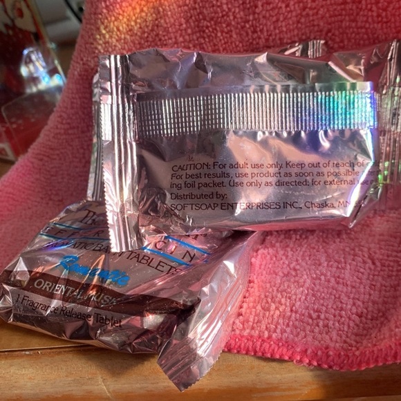 Softsoap Aromatic bath 3 tablets  Oriental Musk 1989 vintage Advertisement - Picture 10 of 11